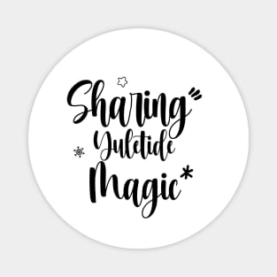 Sharing Yuletide Magic Magnet